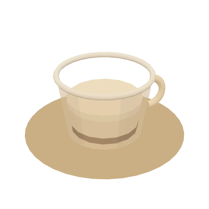 A flat white, as it's served in Cuppology